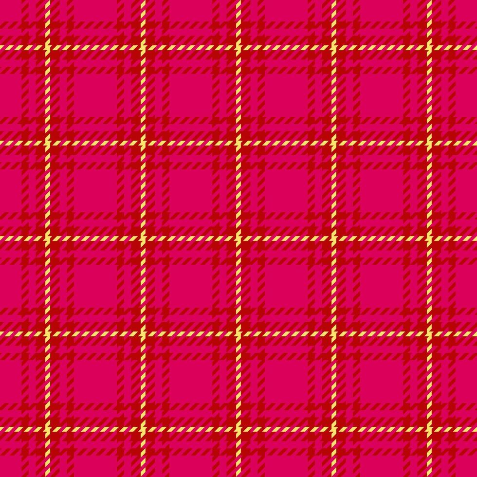 Vibrant pink and gold plaid pattern. Perfect for textile design, fashion, wrapping paper, or website backgrounds. vector