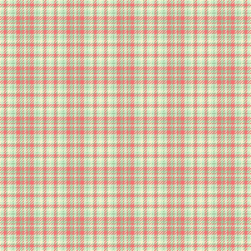 Colourful fabric textile plaid, repeatable patterns pattern texture seamless. Smooth check background tartan in light and red colors. vector