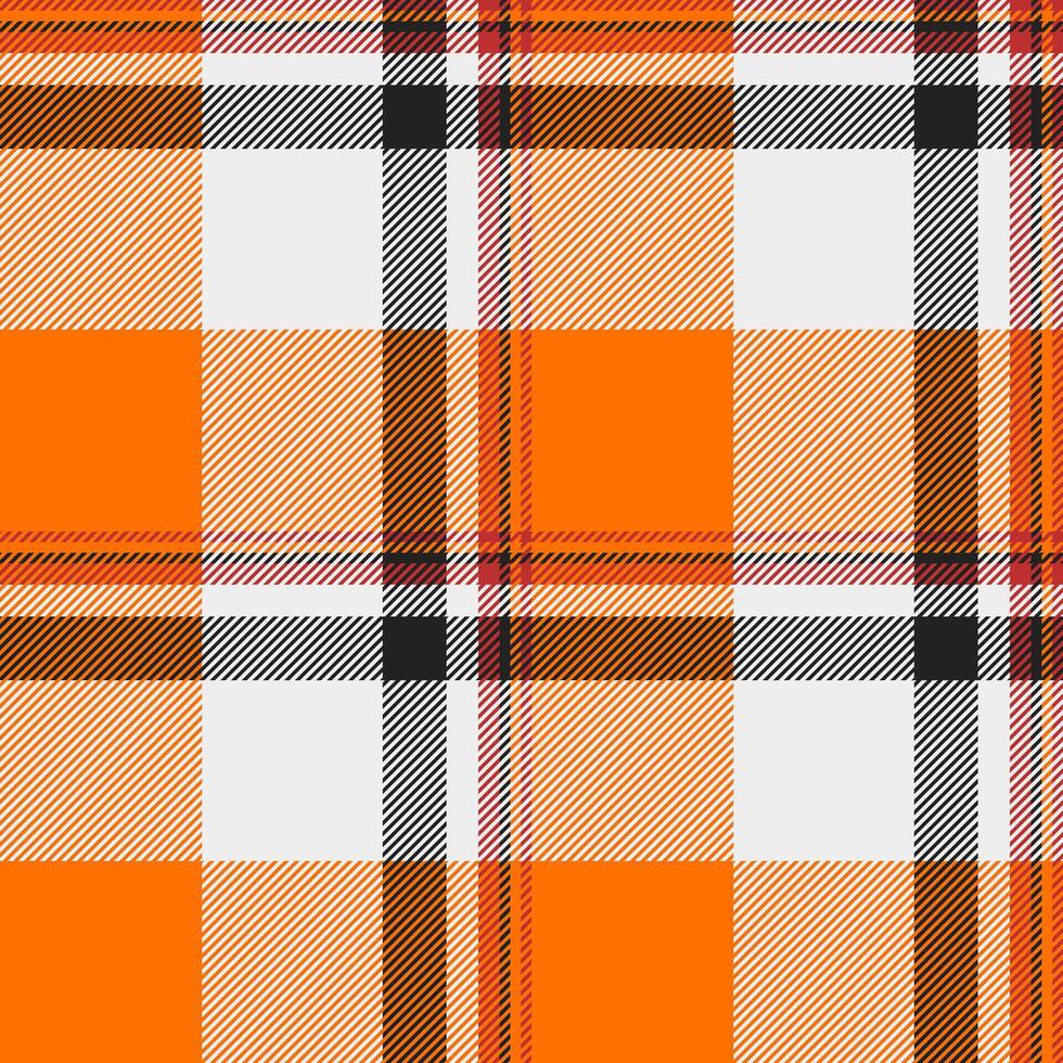 Tablecloth textile plaid pattern, valentine fabric tartan. Autumn background seamless texture check in bright and white colors. vector