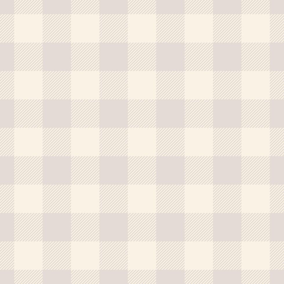 Subtle grey and beige gingham check pattern. Perfect for backgrounds, textiles, or stationery design. Evokes a feeling of calm and understated elegance. Versatile and adaptable to various projects. vector