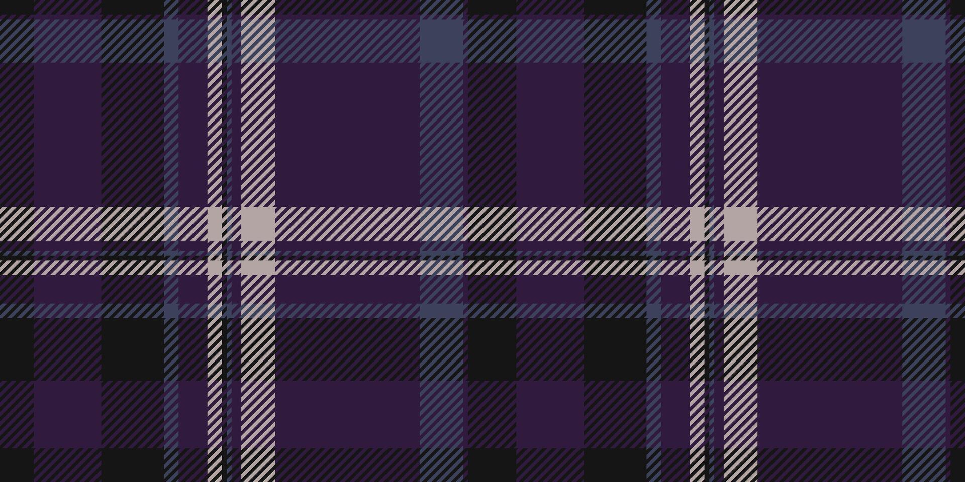 Elegant purple and grey plaid pattern. Perfect for textile design, fashion, or website backgrounds. vector