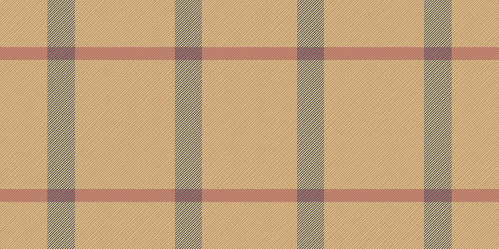 Outside pattern plaid check, paper texture background. Girly tartan seamless fabric textile in amber and orange colors. vector