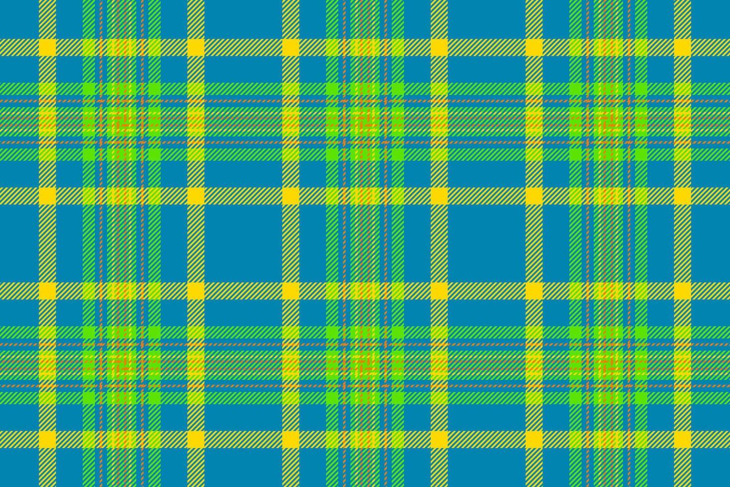 Vibrant turquoise, lime green, and gold plaid pattern. Perfect for textile design, website backgrounds, or fashion projects. vector