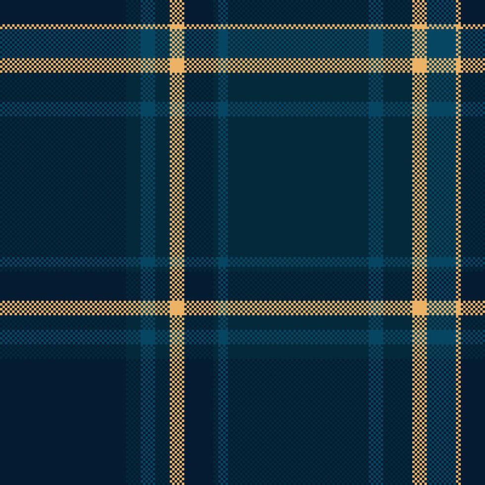 Elegant teal and gold plaid pattern. A sophisticated textile design perfect for fashion, home decor, or website backgrounds. vector