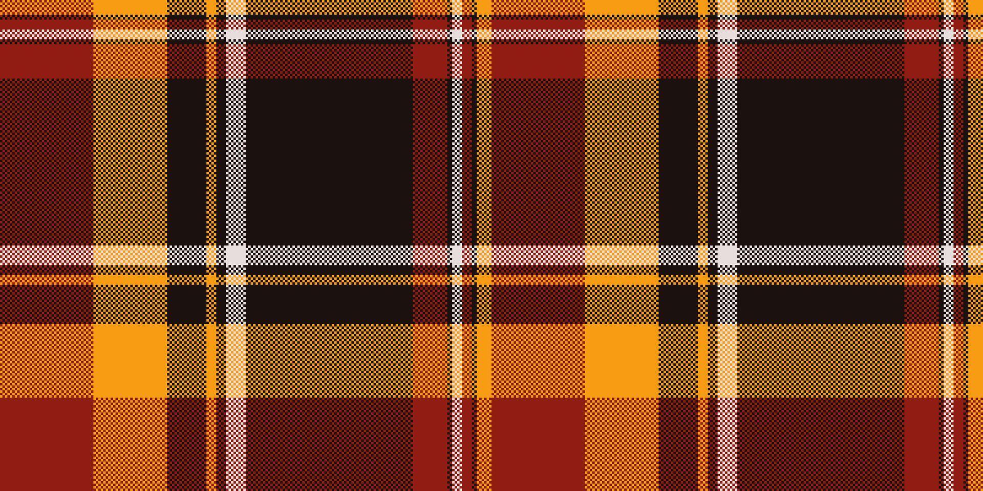 Contemporary pattern texture seamless, painting fabric tartan plaid. Girly check background textile in black and red colors. vector