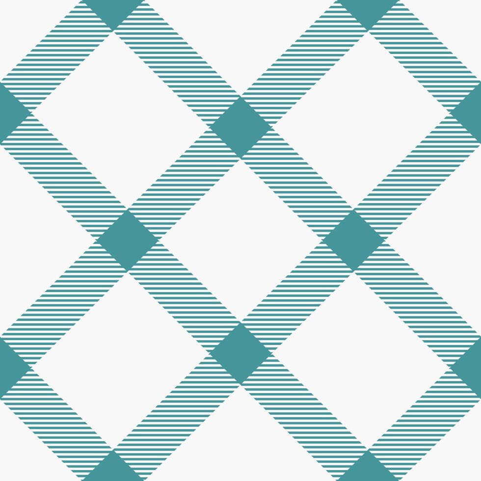 Elegant teal and white diagonal plaid pattern. Perfect for textile designs, website backgrounds, or stationery. This clean, modern geometric design offers a sophisticated yet playful aesthetic. vector