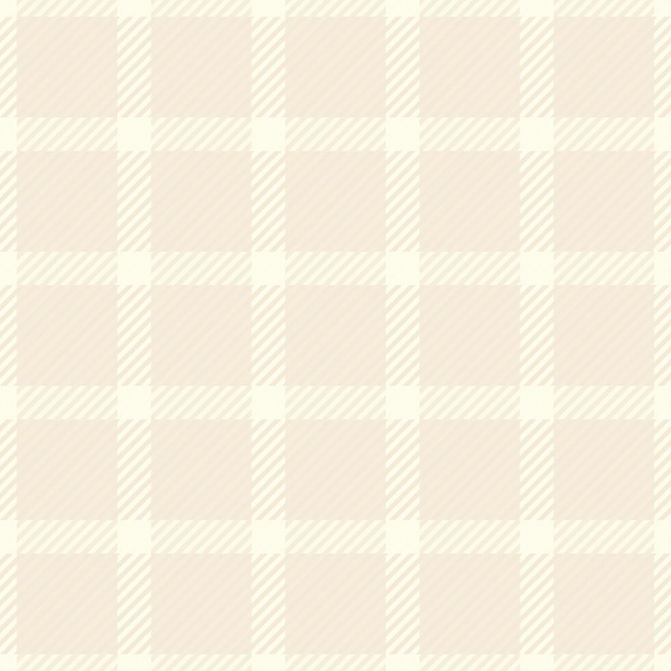 Subtle beige and cream plaid pattern. Elegant, minimalist design perfect for backgrounds, textiles, or website design. Evokes feelings of calmness and sophistication. vector