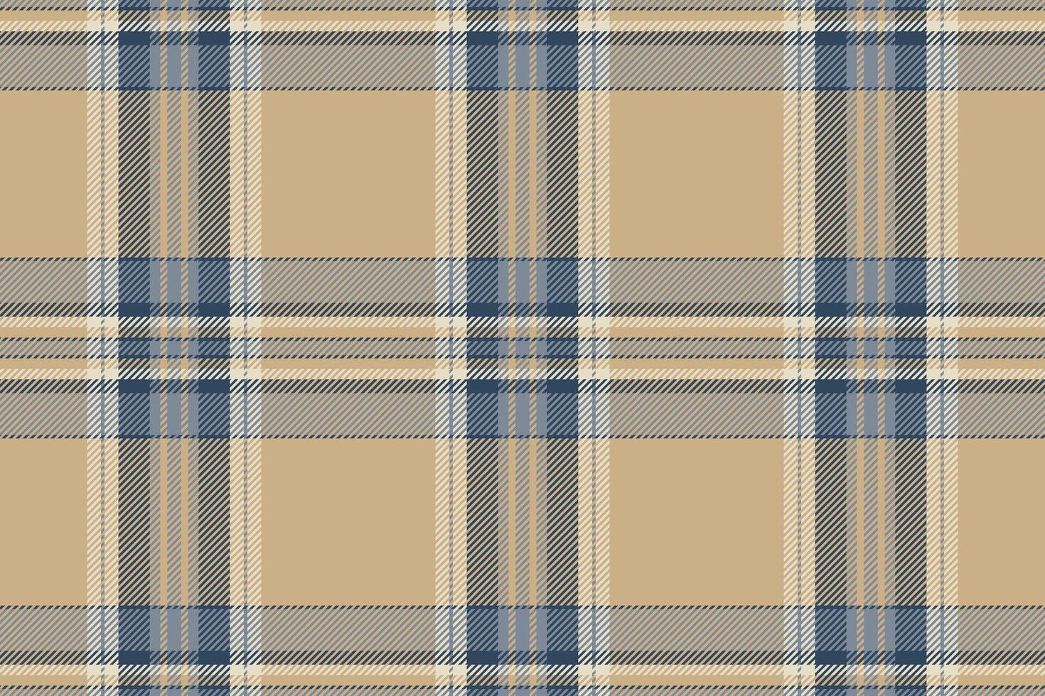 Mockup pattern texture seamless, cloth check plaid . Domestic tartan textile background fabric in amber and pastel colors. vector