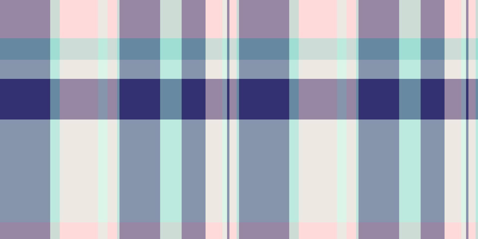 Soft pastel plaid pattern, perfect for textile design, backgrounds, or website banners. This serene and stylish image evokes feelings of calmness and sophistication. vector
