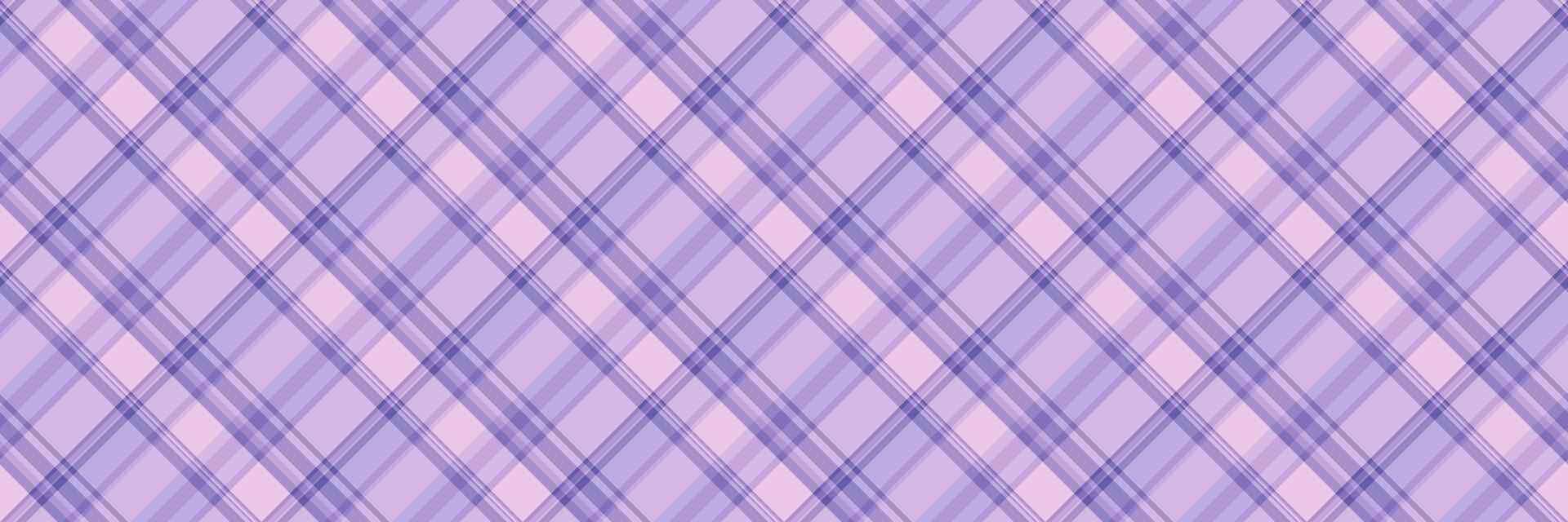 Soft lilac and pink diagonal plaid pattern. Perfect for backgrounds, textiles, website design, and feminine branding. Subtle, elegant, and versatile design. Ideal for spring or summer themes. vector