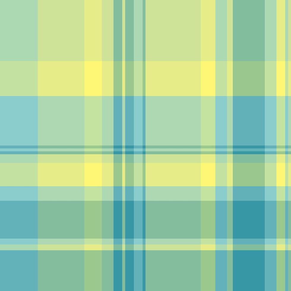 Teenage plaid fabric, brazil texture background tartan. Club pattern textile seamless check in light and lime colors. vector