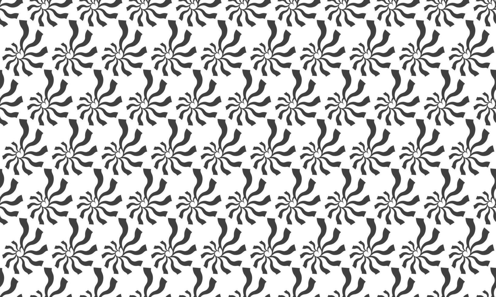 Abstract seamless pattern of stylized sunbursts. Perfect for textile prints, website backgrounds, or modern graphic design projects. The monochrome design offers versatility and a clean aesthetic. vector