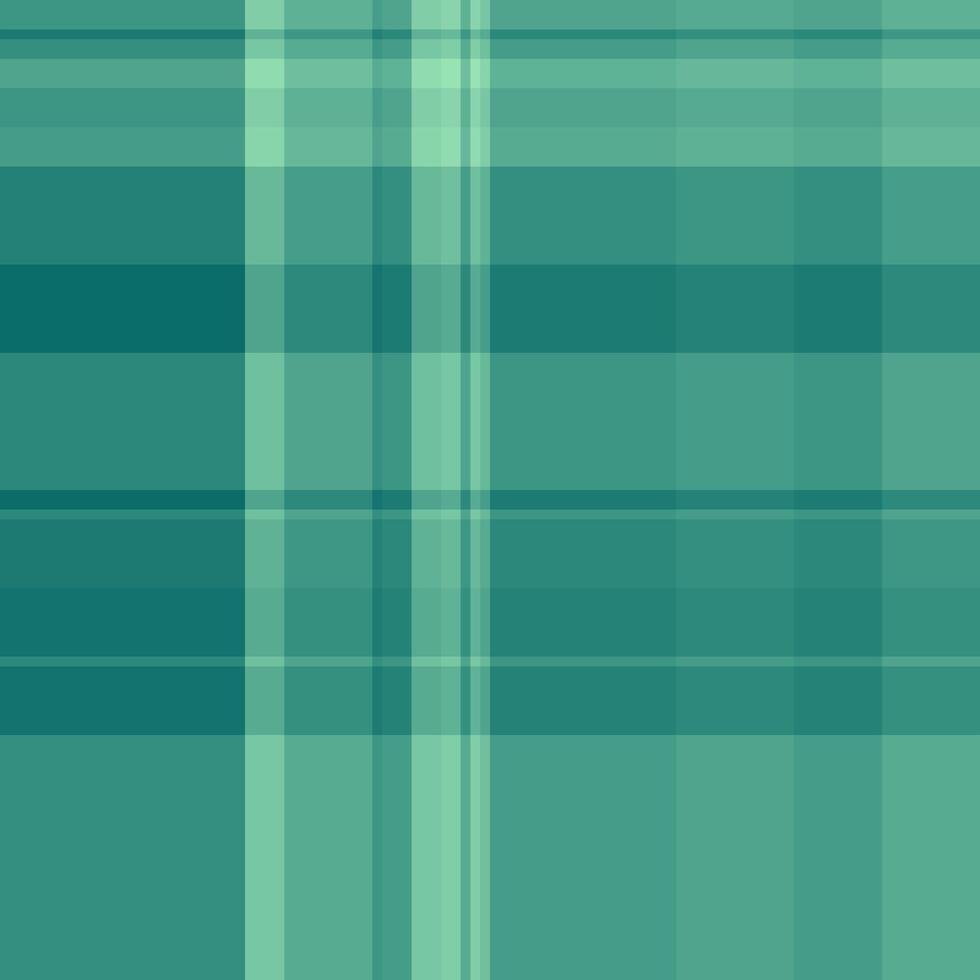 Serene teal and mint green plaid pattern. Perfect for textile design, website backgrounds, or any project needing a calming, sophisticated texture. vector