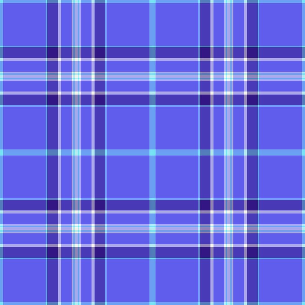 Canvas background tartan plaid, ethnic seamless check. Warp pattern texture textile fabric in blue and indigo colors. vector