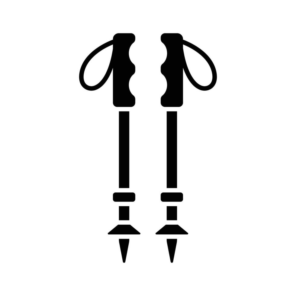 Trekking Stick for Adventure vector