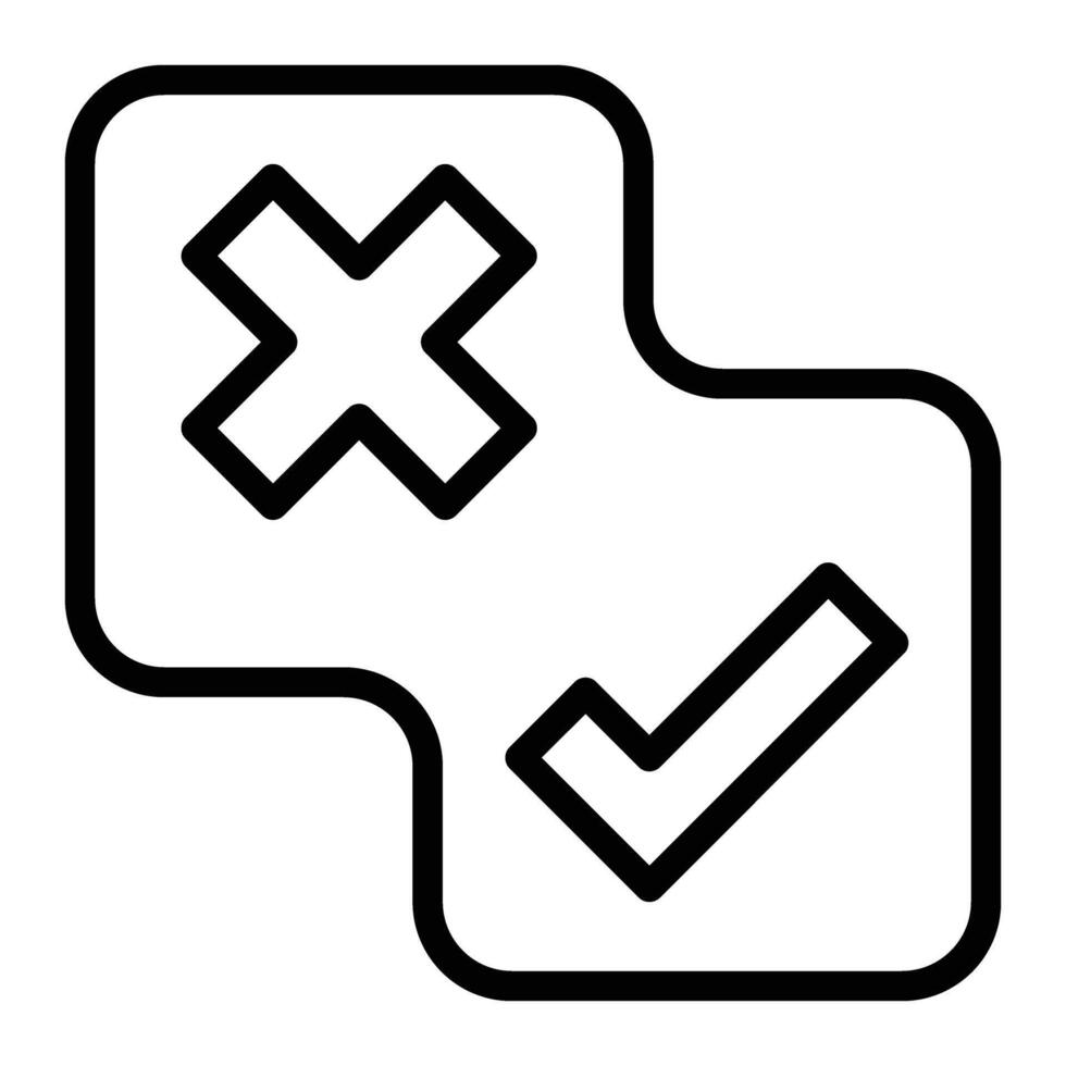 Decision Making Glyph Icon Design For Personal And Commercial Use vector