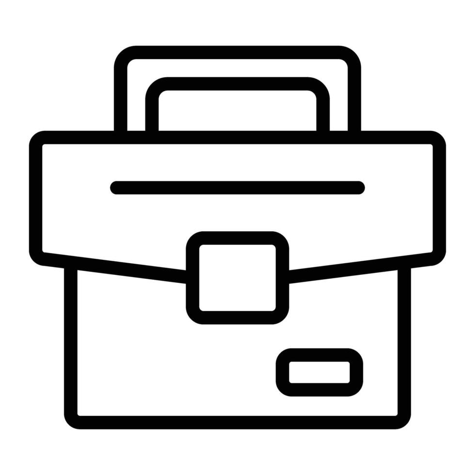 Briefcase Glyph Icon Design For Personal And Commercial Use vector