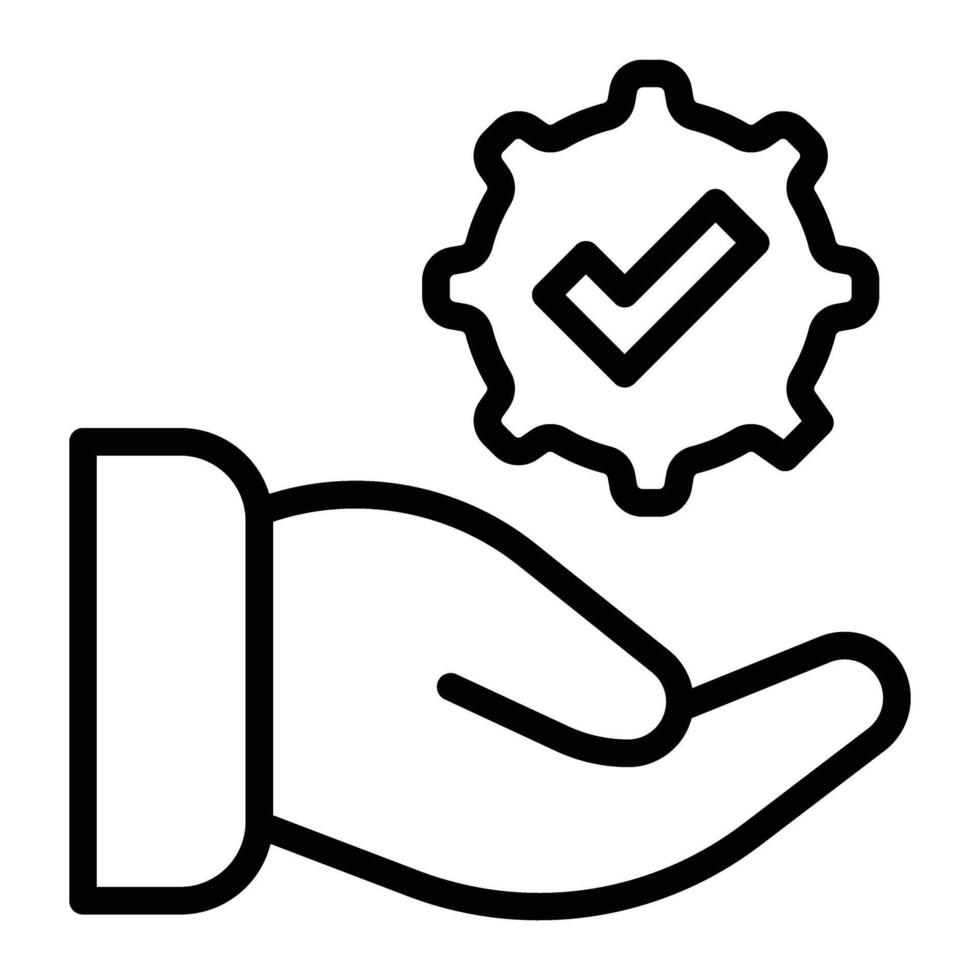 Responsibility Glyph Icon Design For Personal And Commercial Use vector