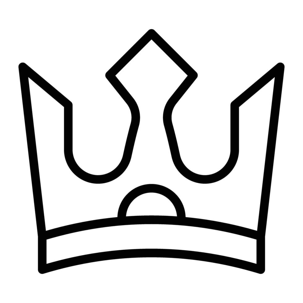 Crown Glyph Icon Design For Personal And Commercial Use vector