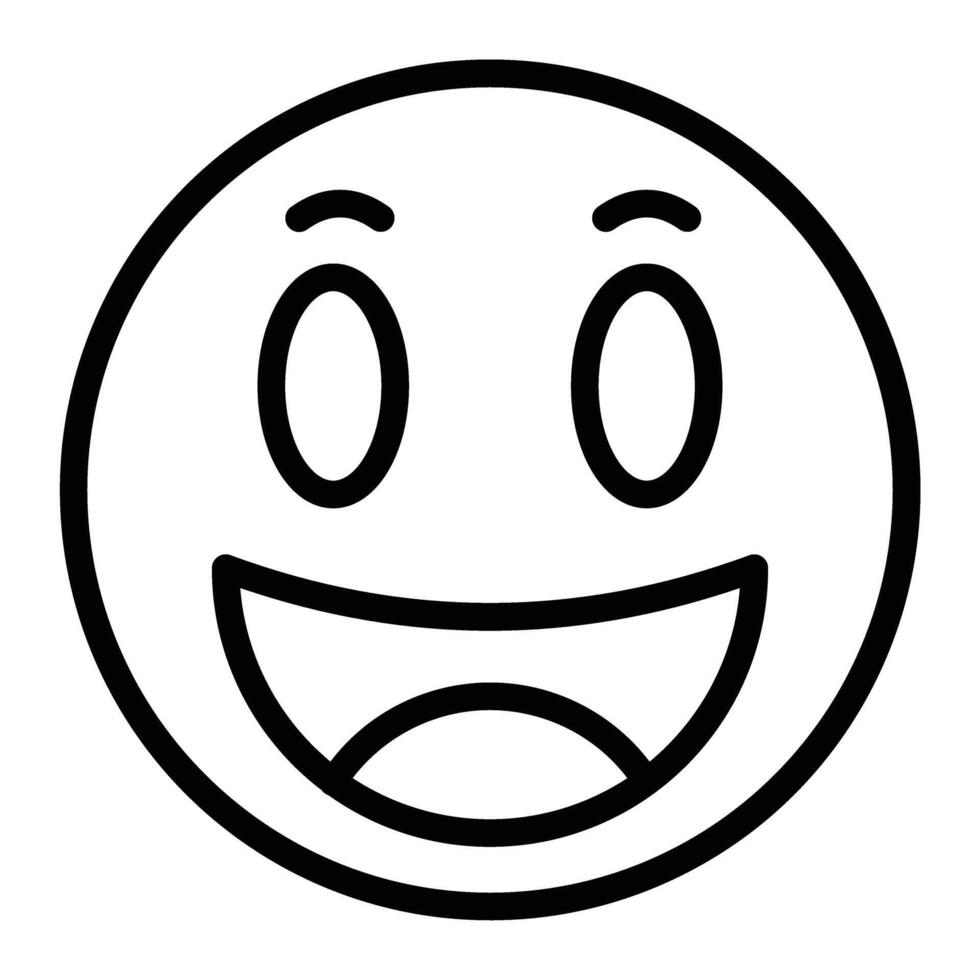 Smile Glyph Icon Design For Personal And Commercial Use vector