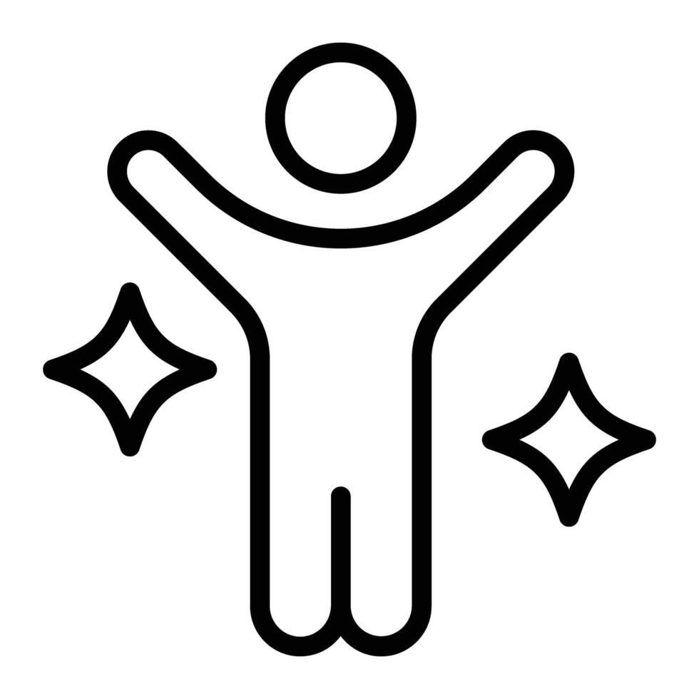 Success Celebration Glyph Icon Design For Personal And Commercial Use vector