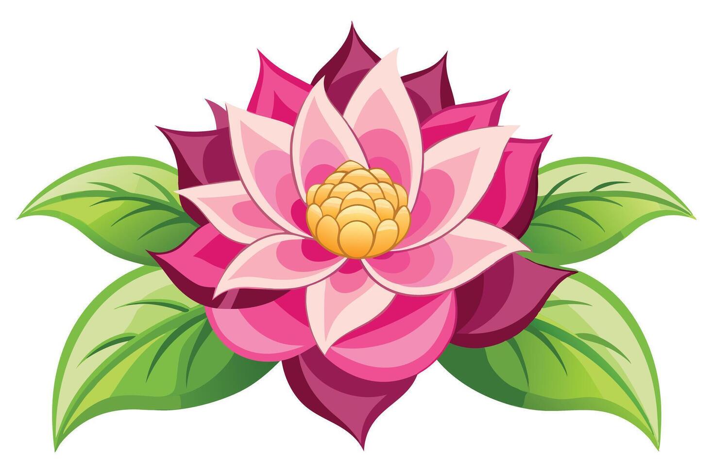 Vibrant Floral Design in Adobe Illustrator vector