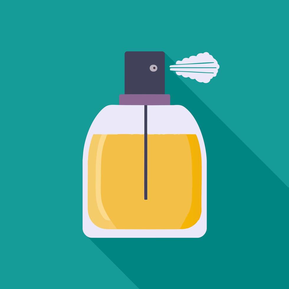 Perfume Bottle with Aroma Mist vector