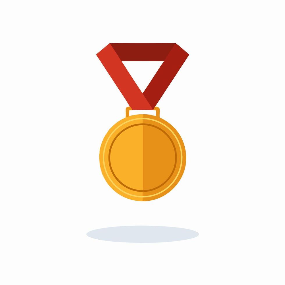 Medal with Ribbon Cartoon vector