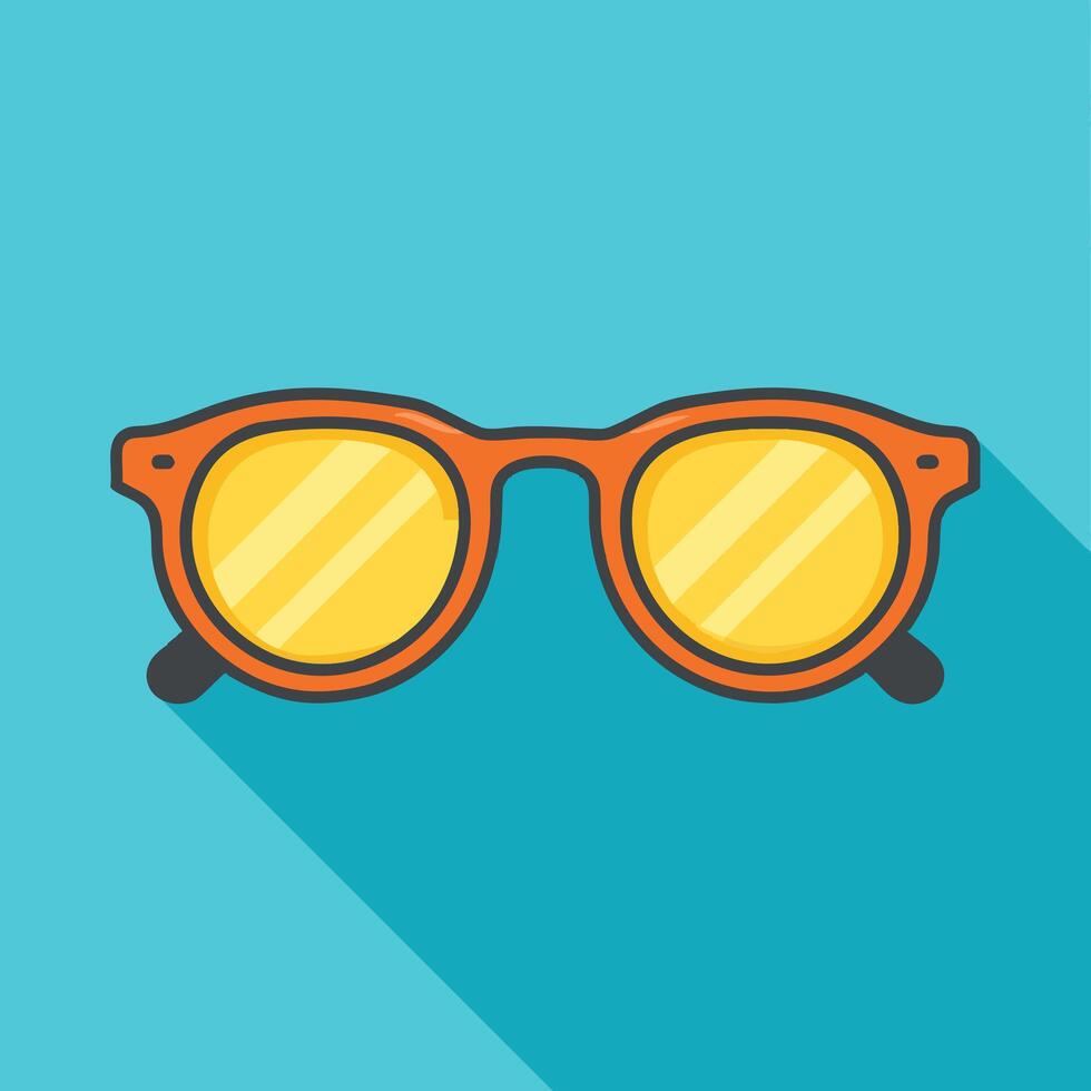 Sunglasses with Light Cartoon vector