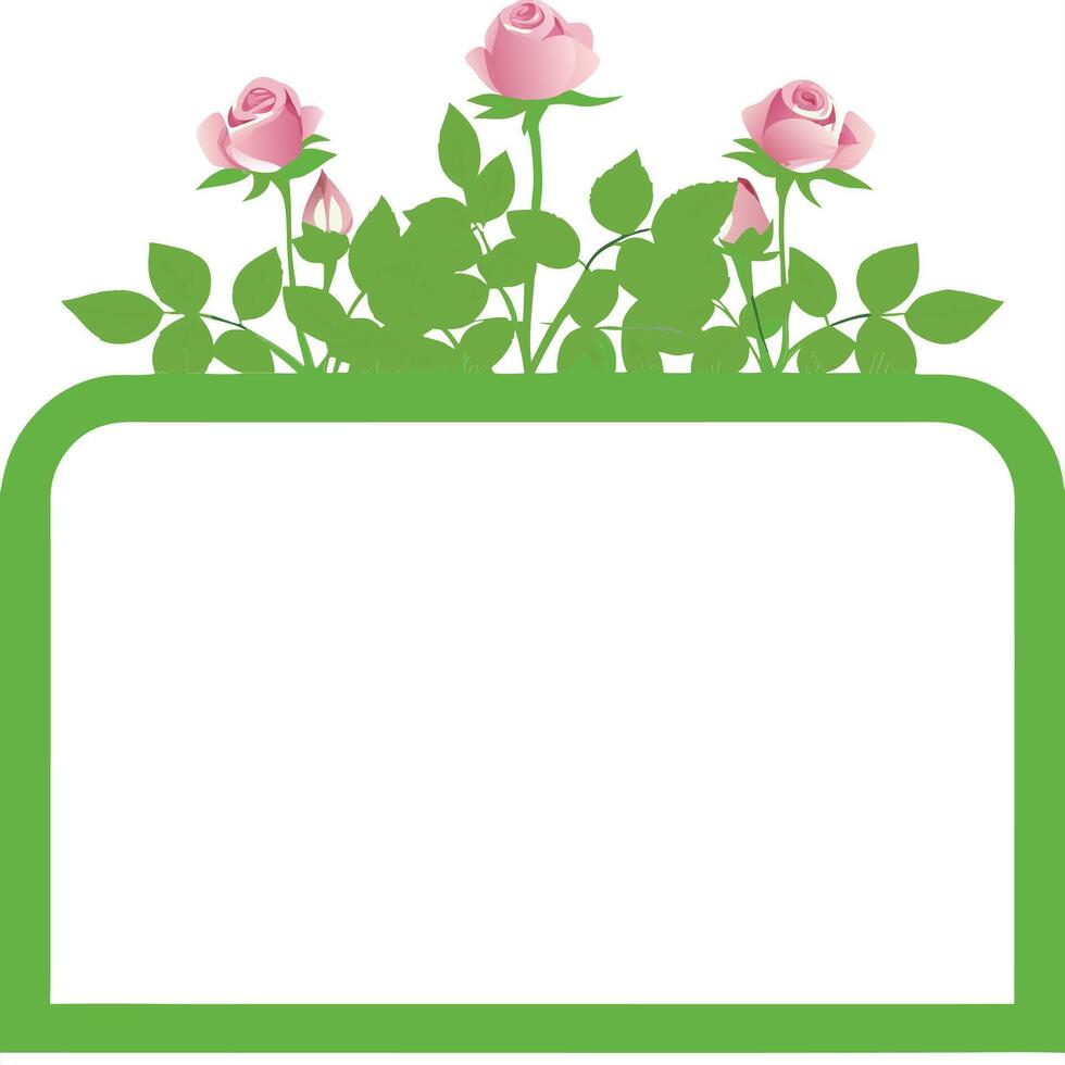 Romantic Pink Roses with Dreamy Soft Focus Wedding Floral Design vector