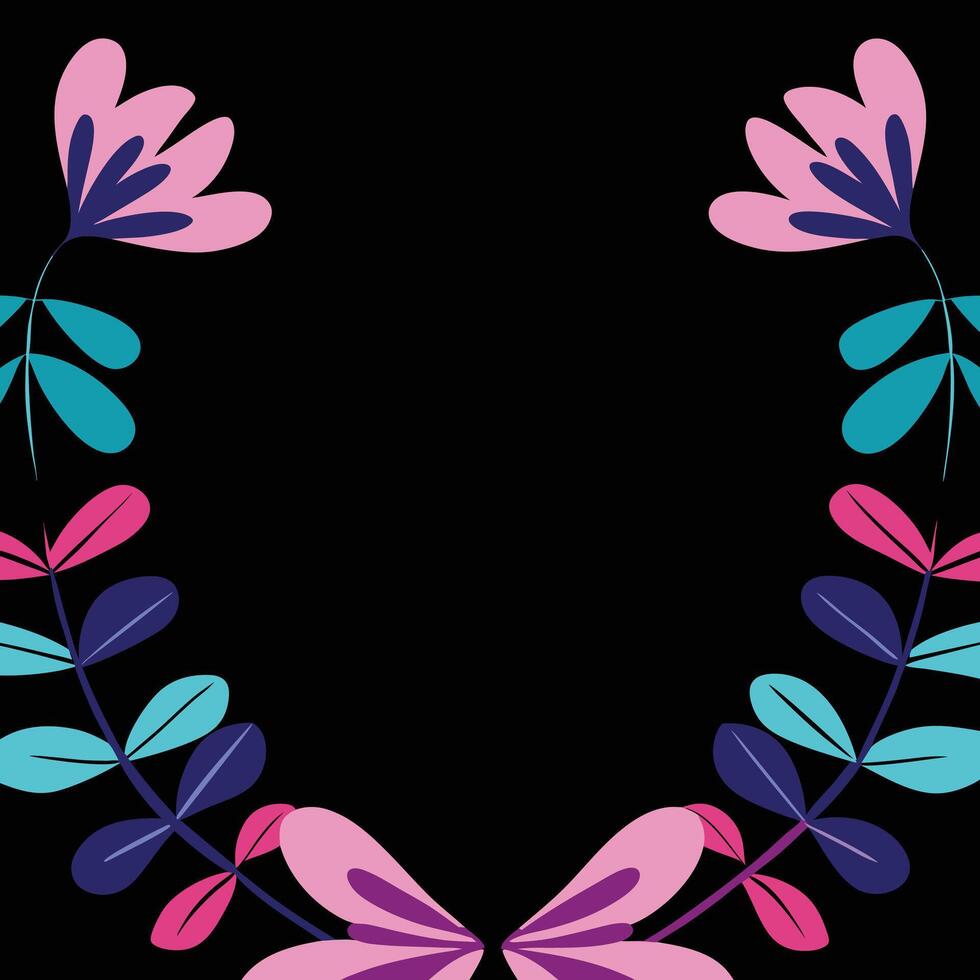 Stylish Floral Pattern with a Vibrant and Elegant Look vector