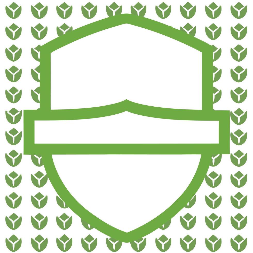 Corporate Security Shield Logo with a Futuristic Style vector