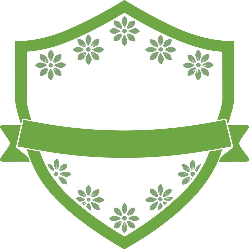 Modern Shield Logo in White and Blue for Security Branding vector