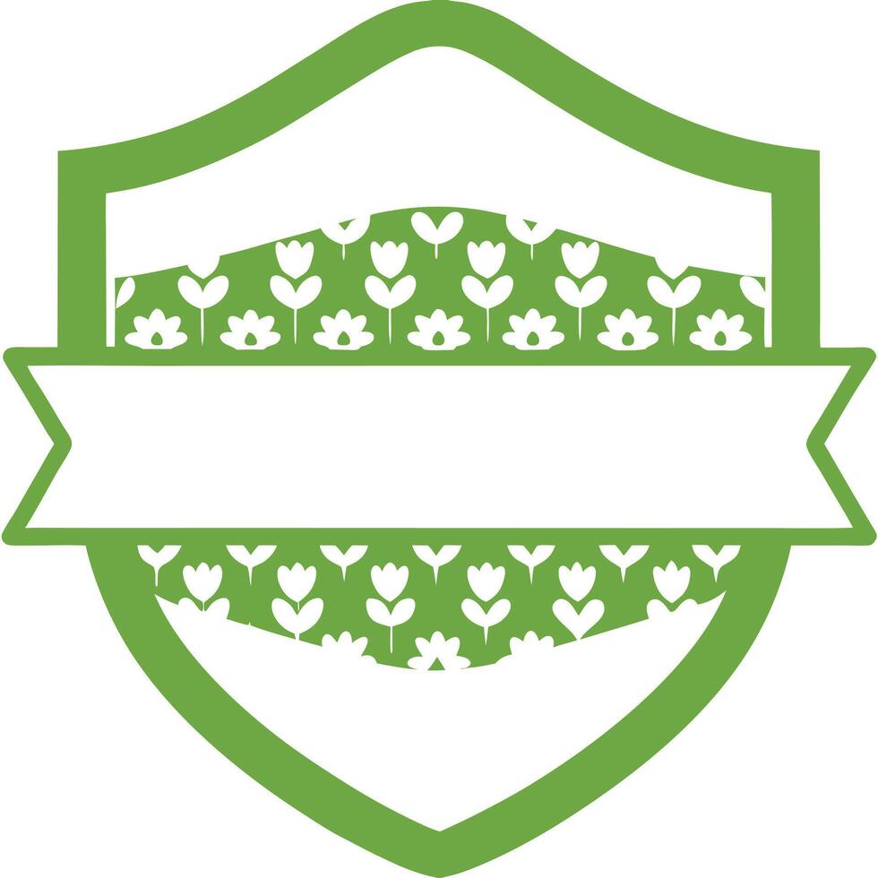 Simple and Elegant Shield Emblem in a Minimalist Style vector