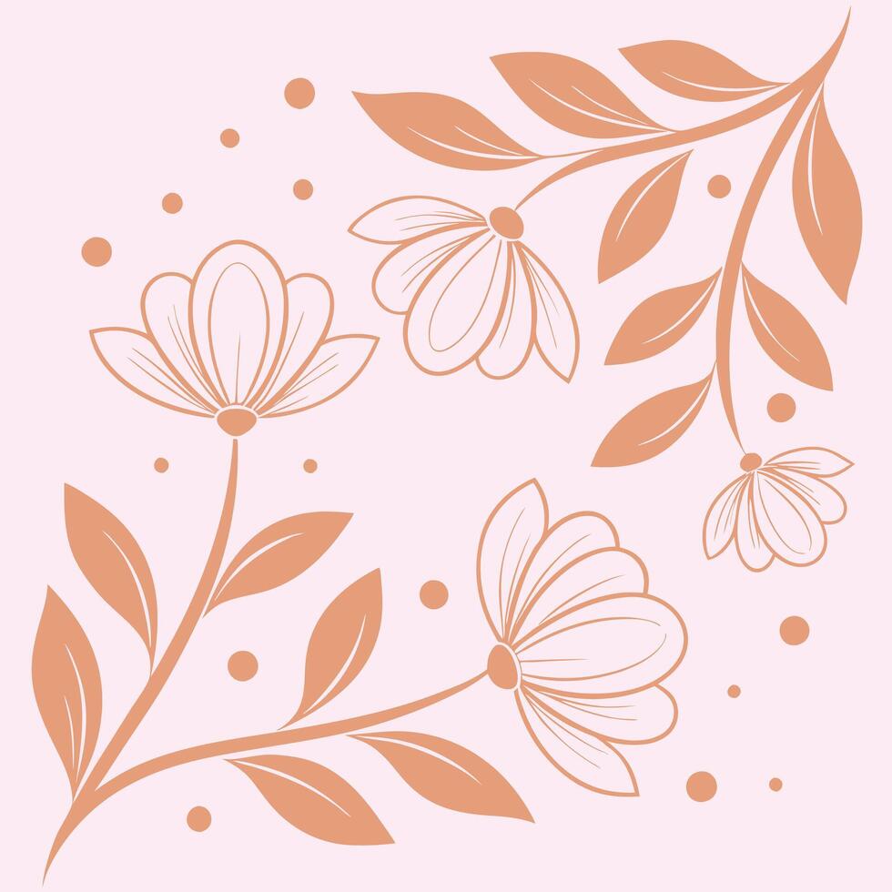 Vintage Pale Peach Grunge Background Collection vector