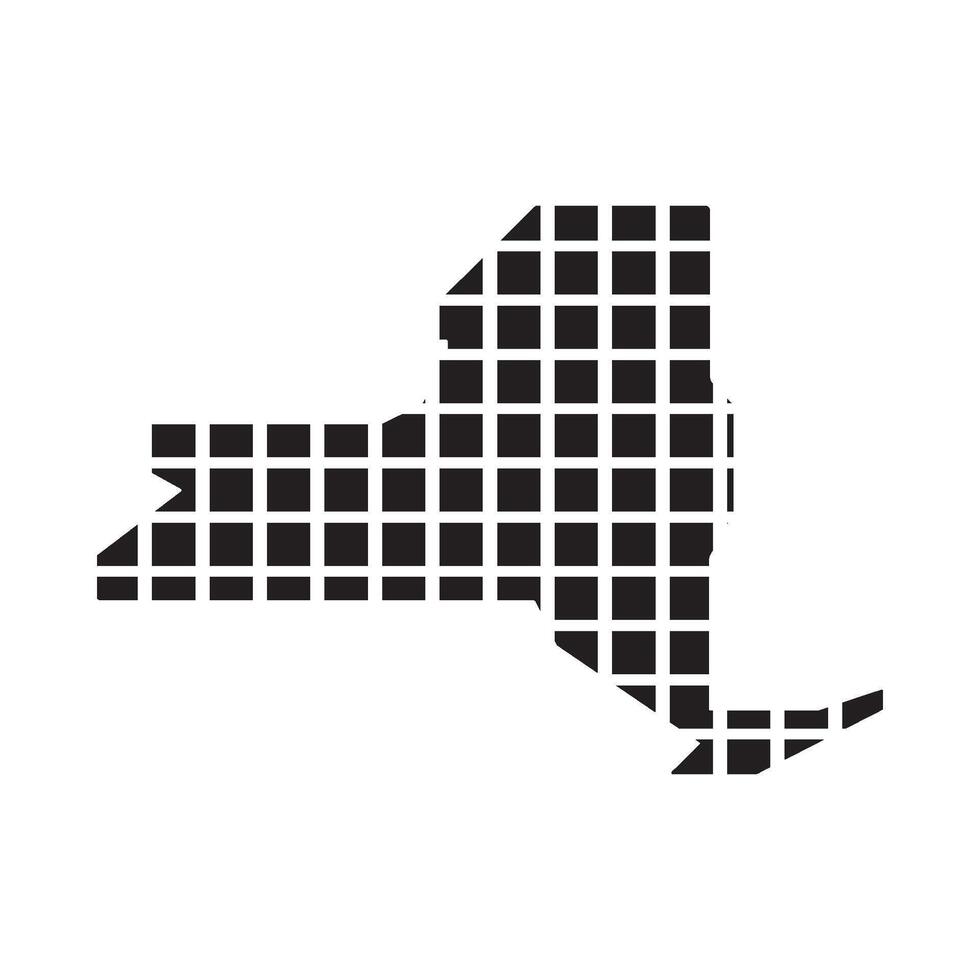 New York Map symbol Icon vector