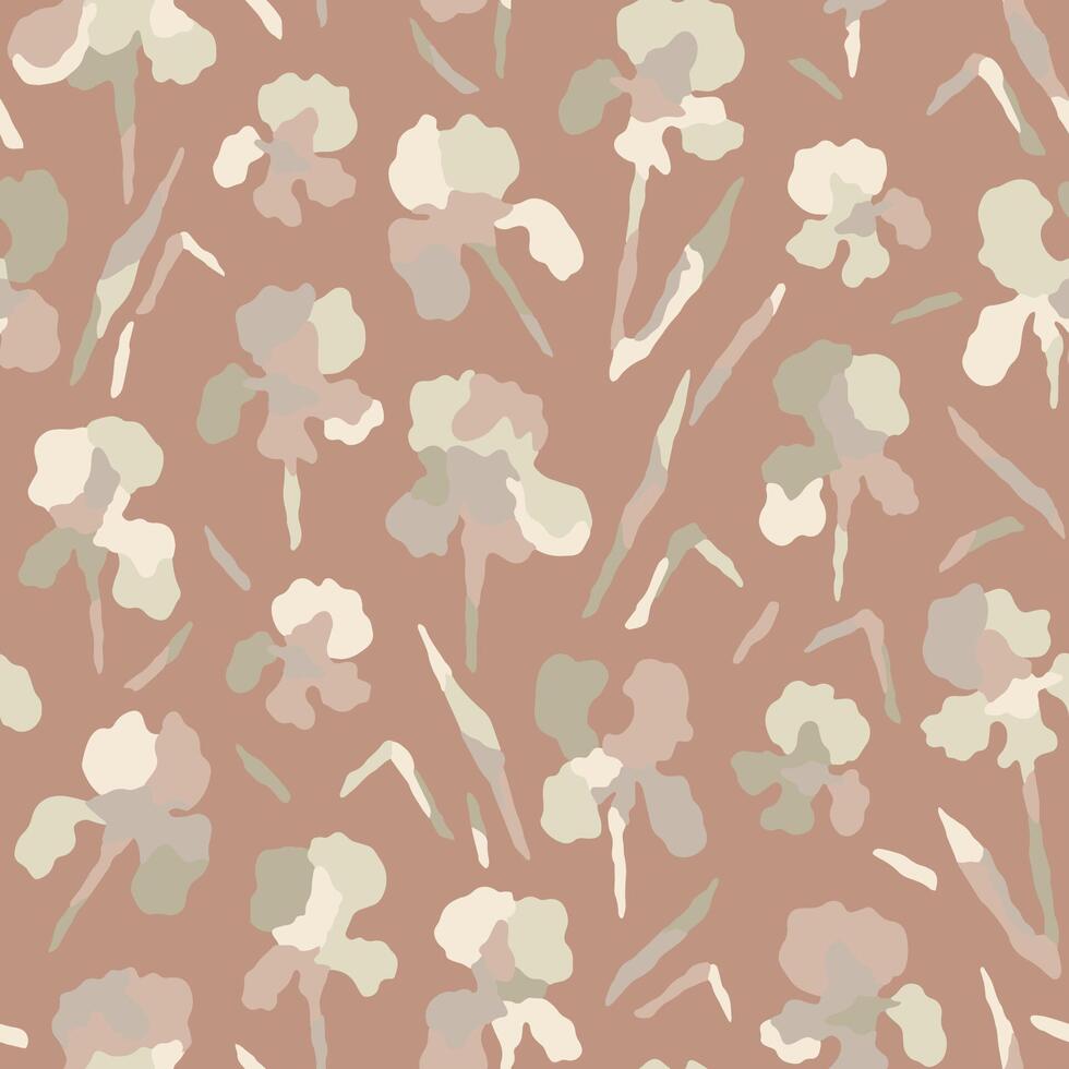 flower seamless repeat pattern digital artwork vector