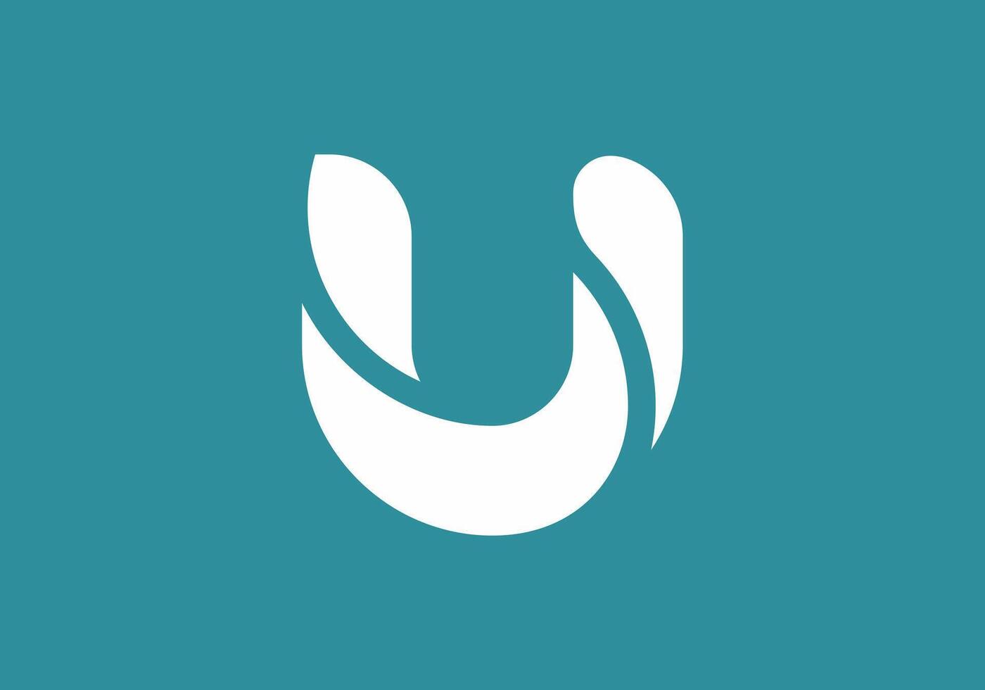 U Logo emblem vector