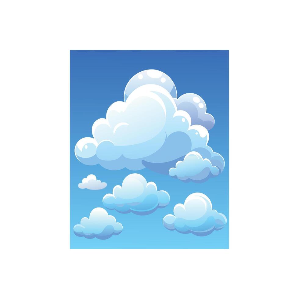 Beyond the Horizon Capturing Clouds in Art vector