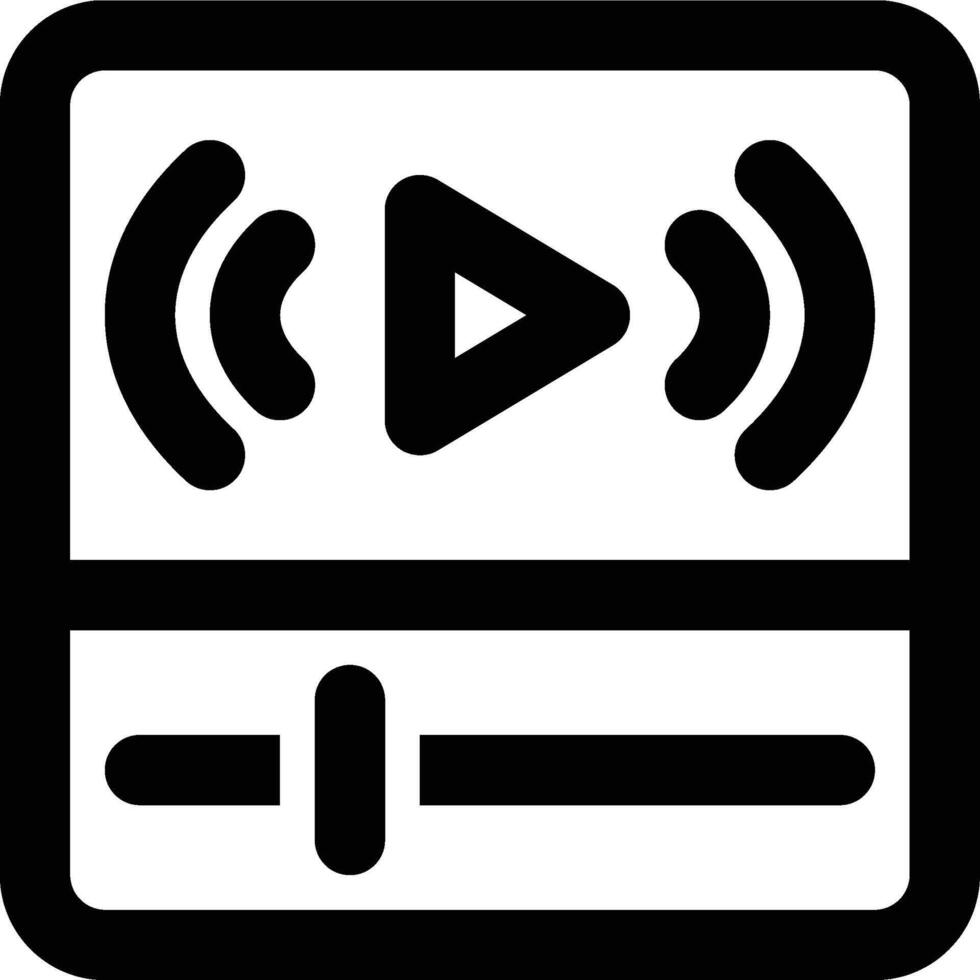 Live Streaming Entertainment Outline Icon vector