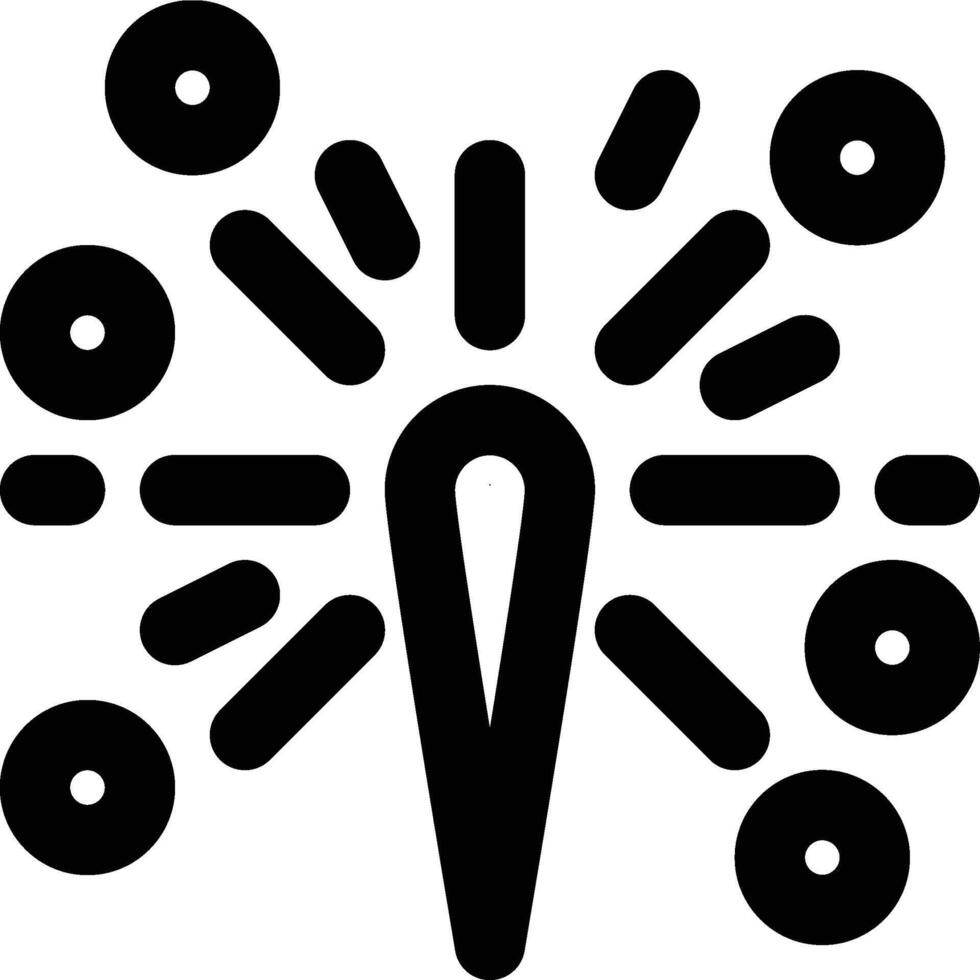 Firework, Festival, Celebration Outline Icon vector