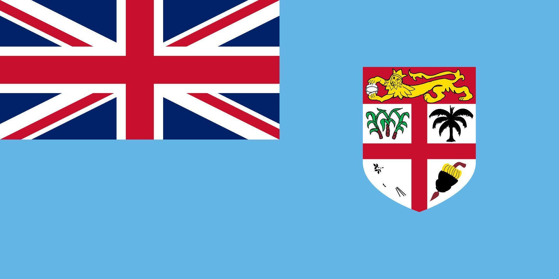 Flag of Fiji vector