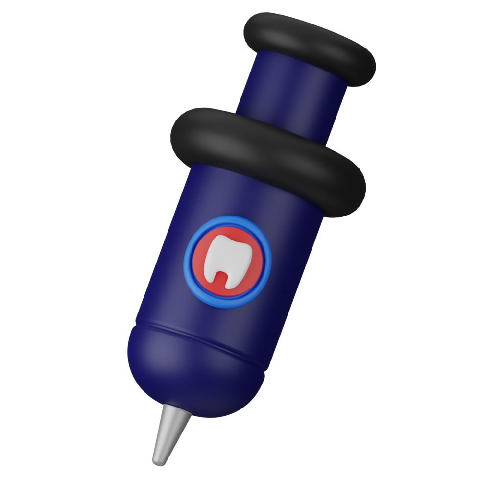 3D Dental Syringe Icon png