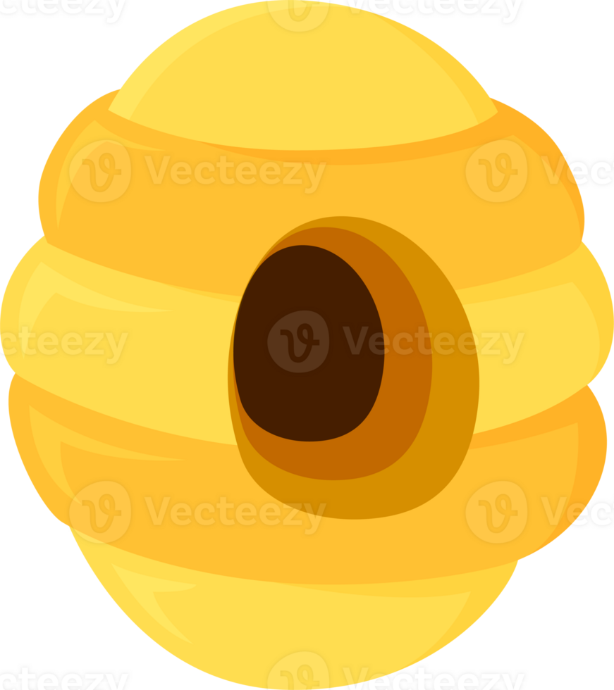 yellow honeycomb nature isolate illustration design png