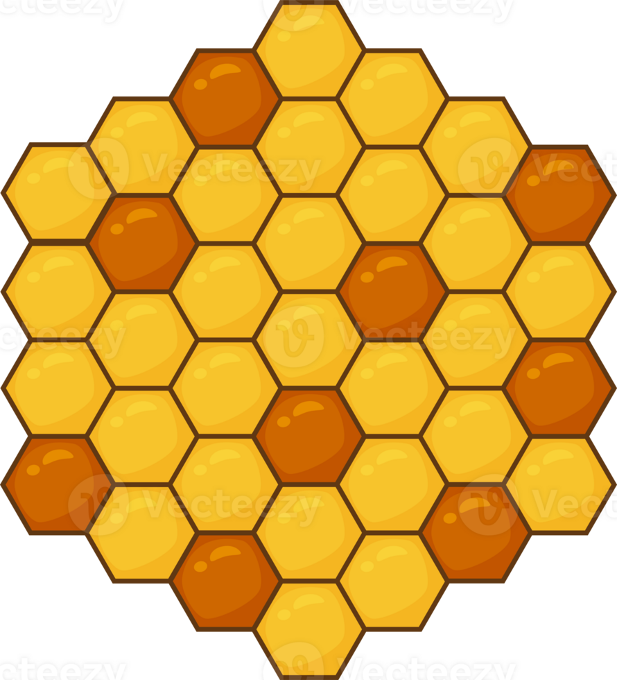 honeycomb group hexagon pattern design illustration png