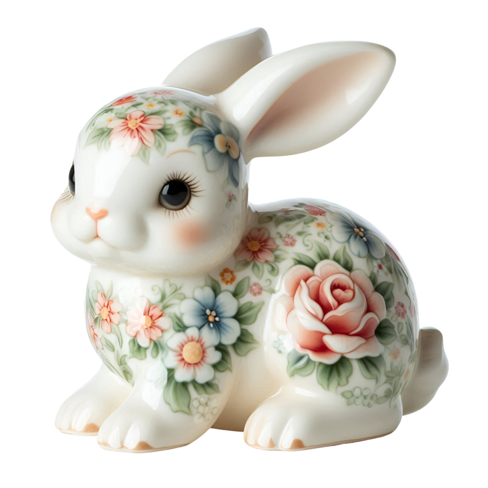 Cute Bunny Figurine png