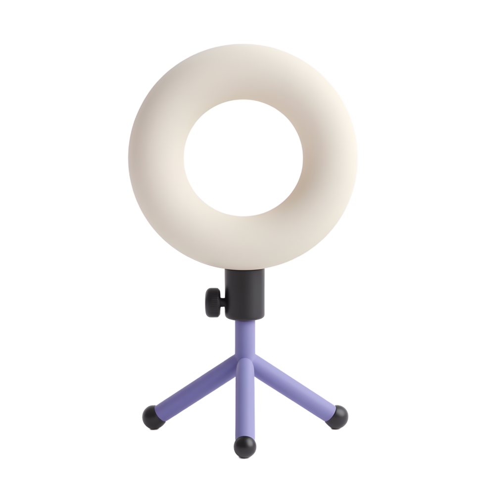 Portable Ring Light Stand for Videos and Photos png