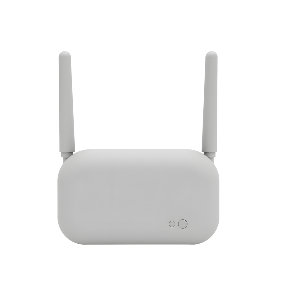 Compact Wireless Router with Dual Antennas for Fast Home WiFi png