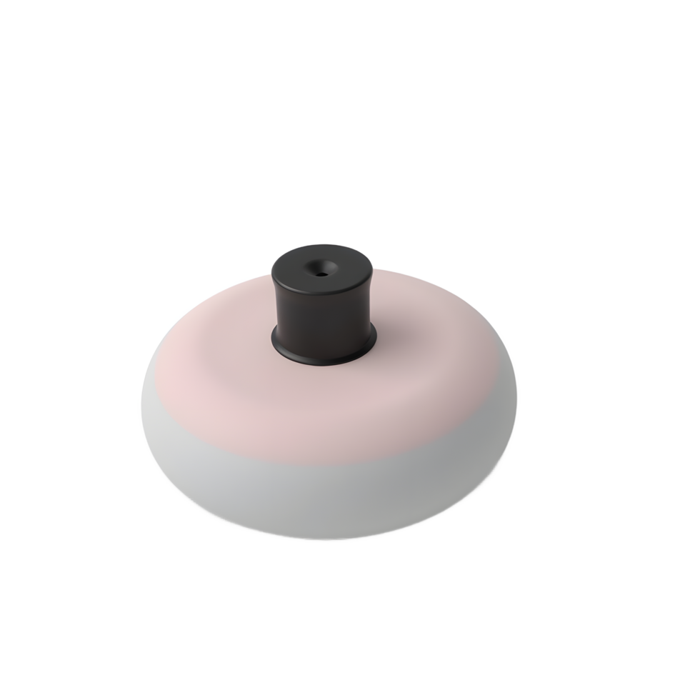 Modern Pink and Grey Ceramic Diffuser for Home Fragrance png