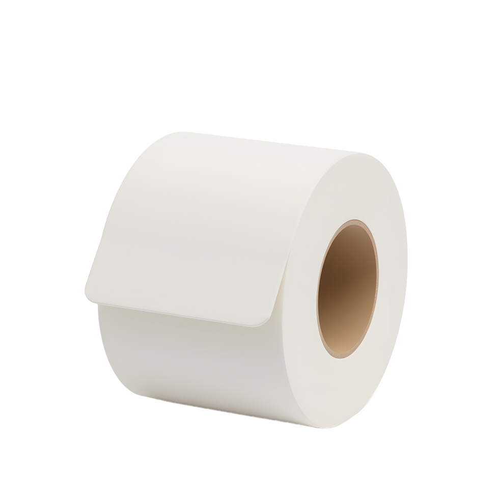 White Paper Roll Packaging Mockup Product Image png